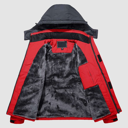 Luca | Men's Winter Jacket with Fleece Lining and Detachable Hood - Warmth and Freedom