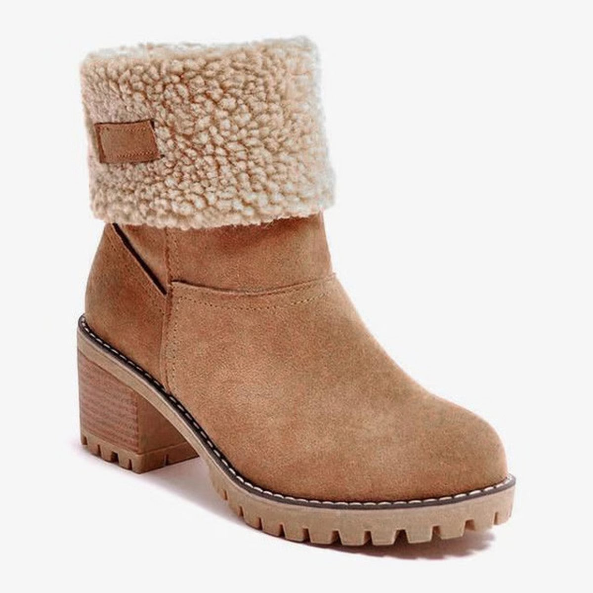 Adelaide | Women's Winter Boots with Platform and Block Heel - Timeless Classic