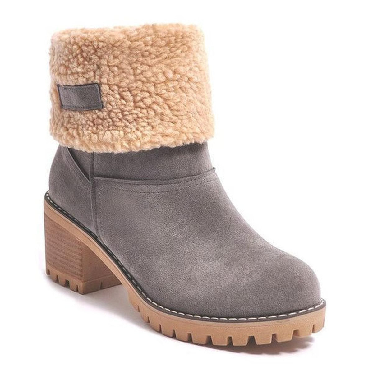 Adelaide | Women's Winter Boots with Platform and Block Heel - Timeless Classic