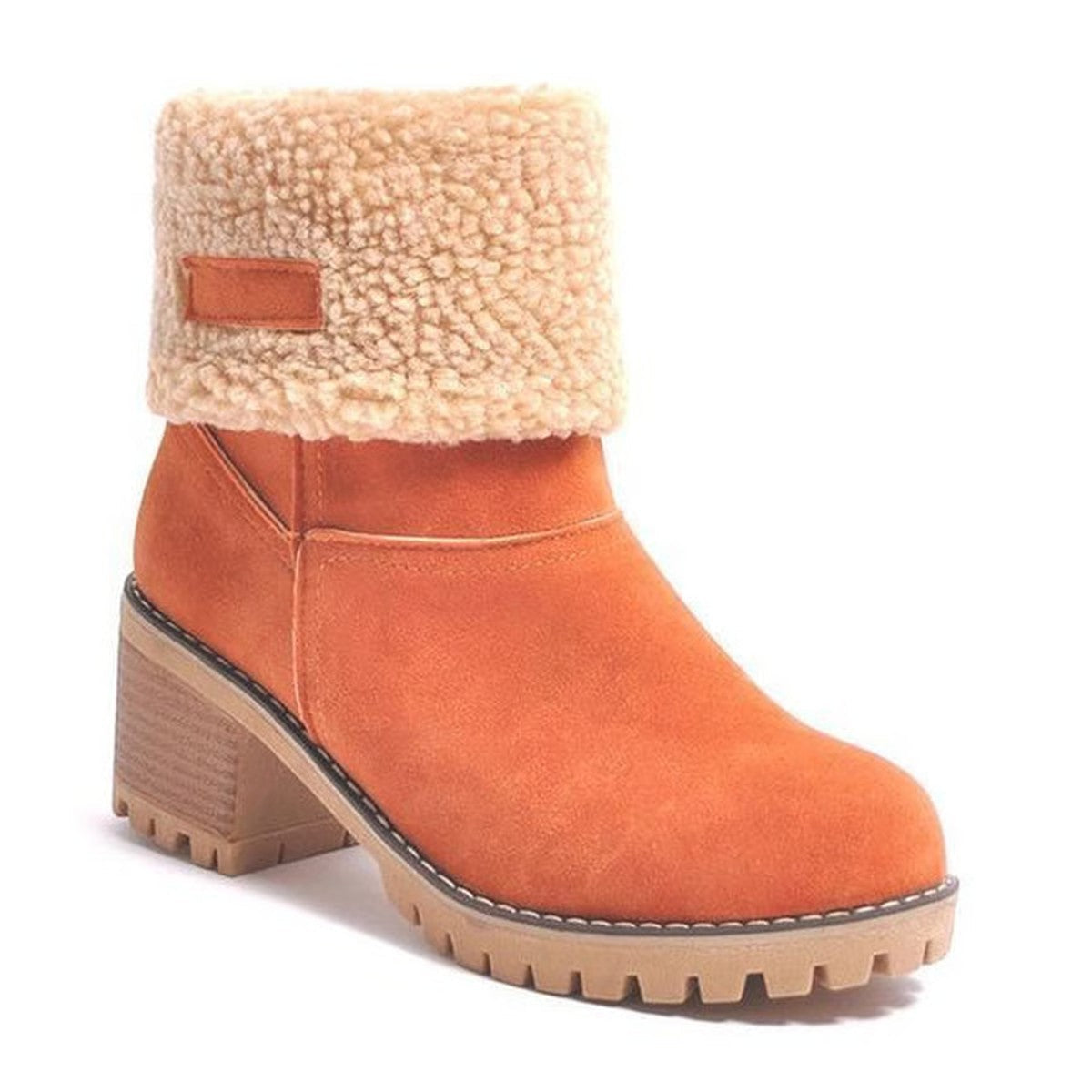 Adelaide | Women's Winter Boots with Platform and Block Heel - Timeless Classic