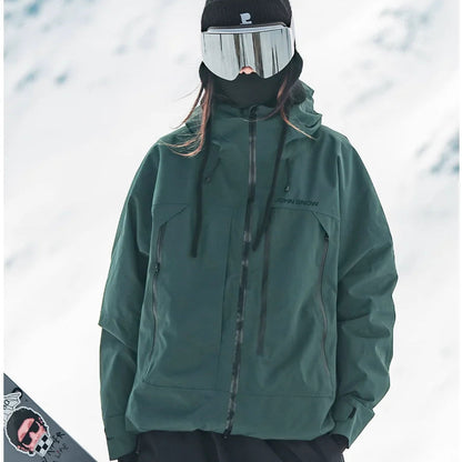 Gilda | Women's Ski Jacket with Hood and Zip Pockets - Structured Silhouette