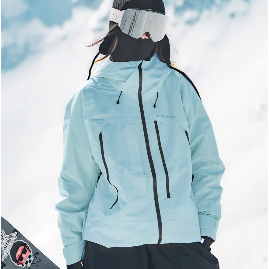 Gilda | Women's Ski Jacket with Hood and Zip Pockets - Structured Silhouette