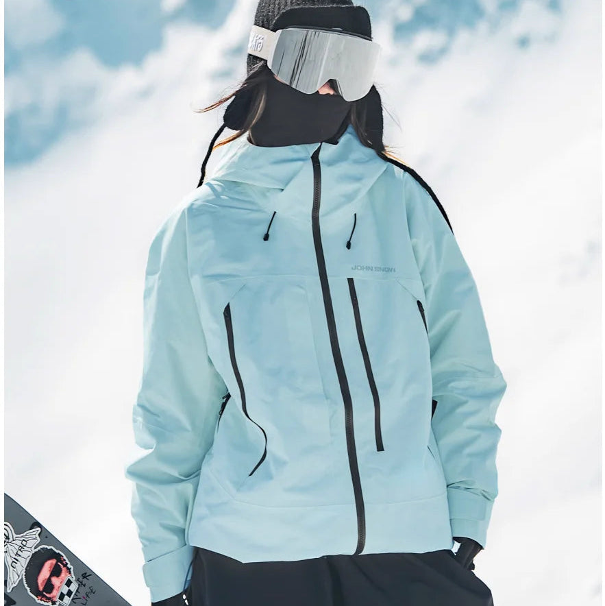 Gilda | Women's Ski Jacket with Hood and Zip Pockets - Structured Silhouette