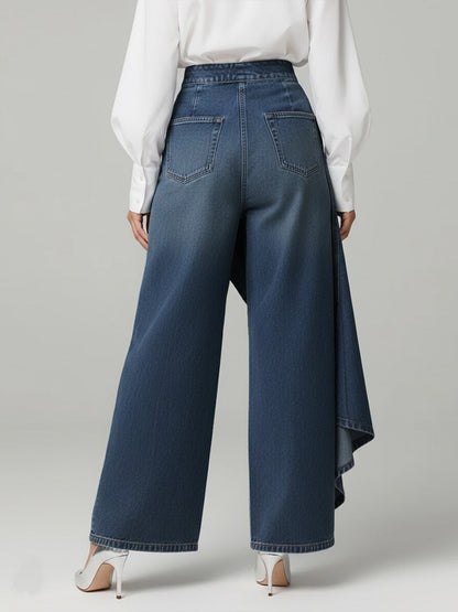 Zelinda | Women's High-Waisted Wide-Leg Jeans - Everyday Comfort