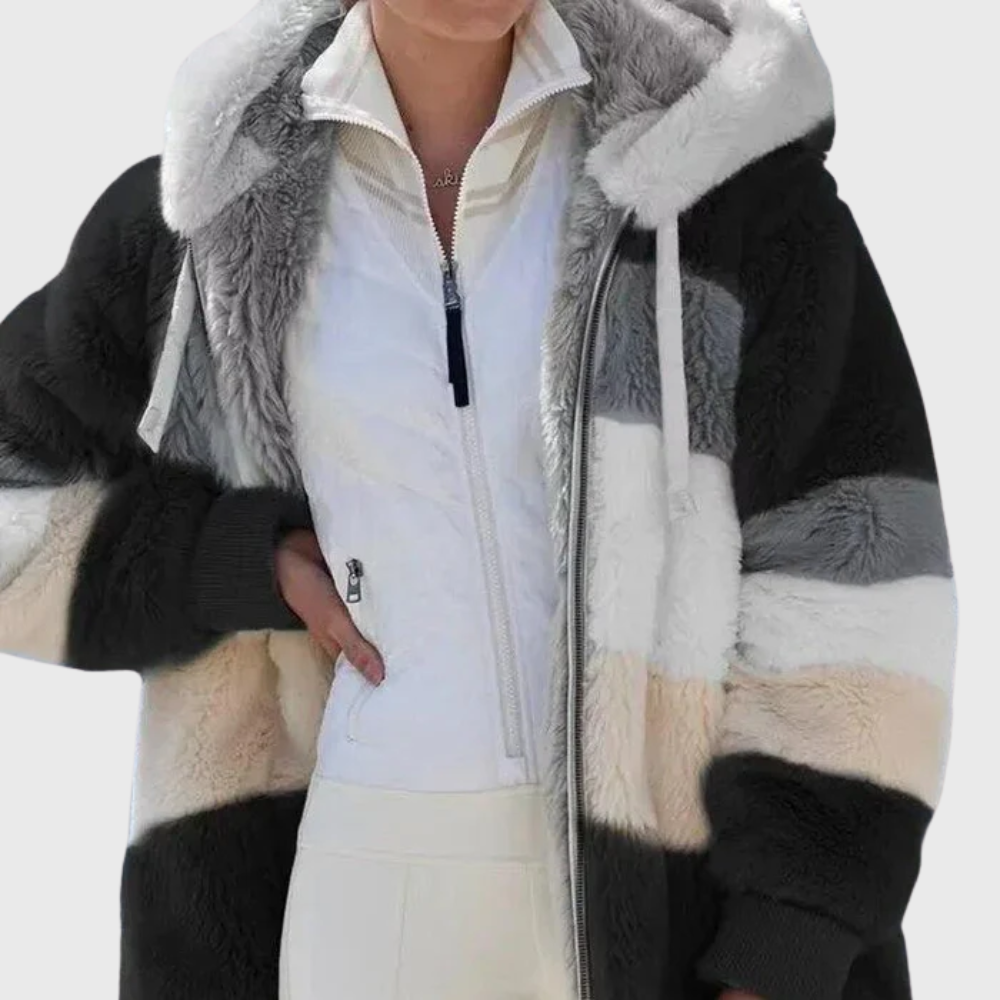 Noelia | Lightweight Women's Winter Jacket with Faux Fur Trim - Weightless Elegance