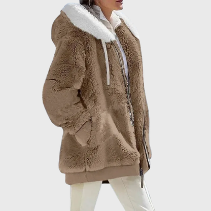 Noelia | Lightweight Women's Winter Jacket with Faux Fur Trim - Weightless Elegance