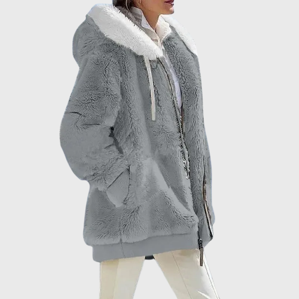 Noelia | Lightweight Women's Winter Jacket with Faux Fur Trim - Weightless Elegance