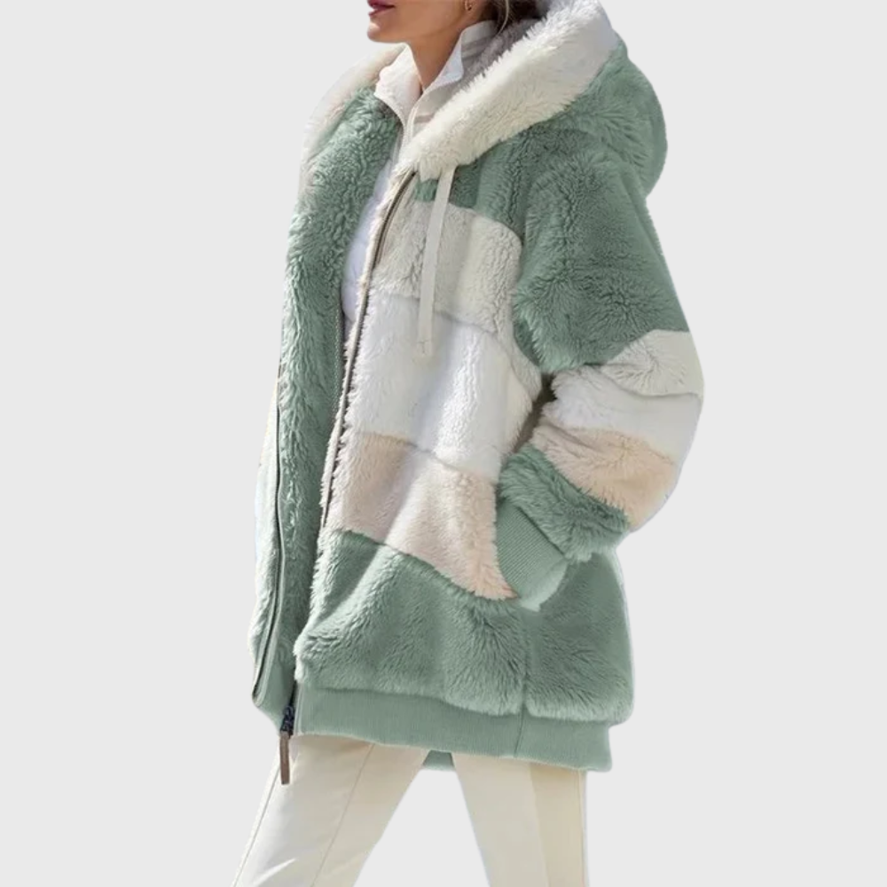 Noelia | Lightweight Women's Winter Jacket with Faux Fur Trim - Weightless Elegance