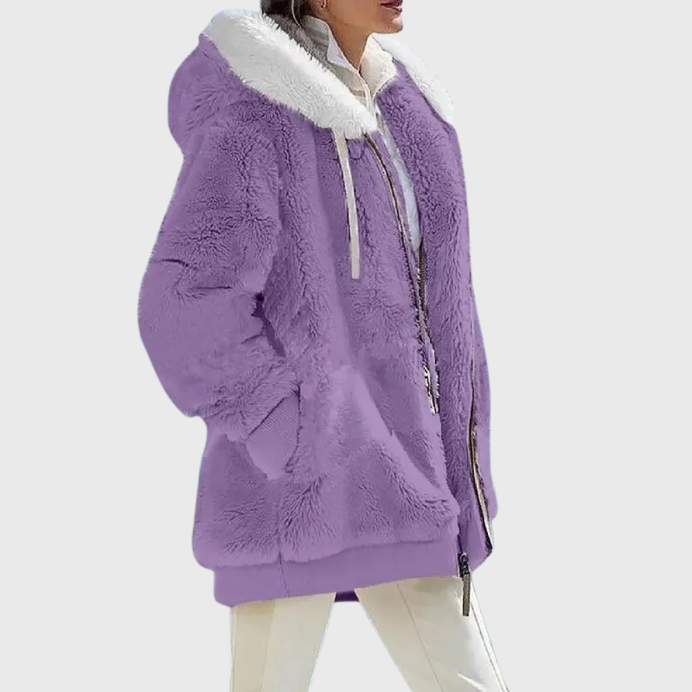 Noelia | Lightweight Women's Winter Jacket with Faux Fur Trim - Weightless Elegance