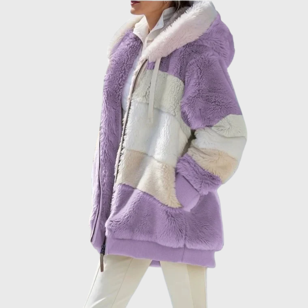 Noelia | Lightweight Women's Winter Jacket with Faux Fur Trim - Weightless Elegance