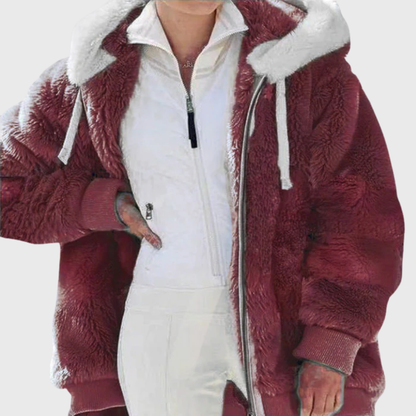 Noelia | Lightweight Women's Winter Jacket with Faux Fur Trim - Weightless Elegance