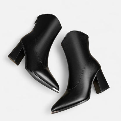 Fabiola | Stivaletti Chelsea Donna in Pelle a Punta - Eleganza Classica Rivisitata