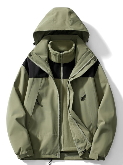 Marco | Men's 3-in-1 Jacket with Hood and Removable Inner Jacket - Versatile Layers for Winter