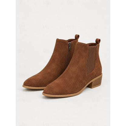 Emilia | Spitze Chelsea-Stiefeletten für Damen mit kleinem Blockabsatz - Eleganz für jeden Tag