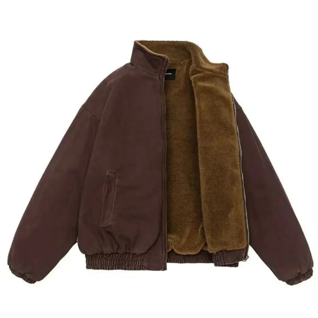 Sergio | Giacca Invernale Casual Uomo con Zip - Stile e Calore