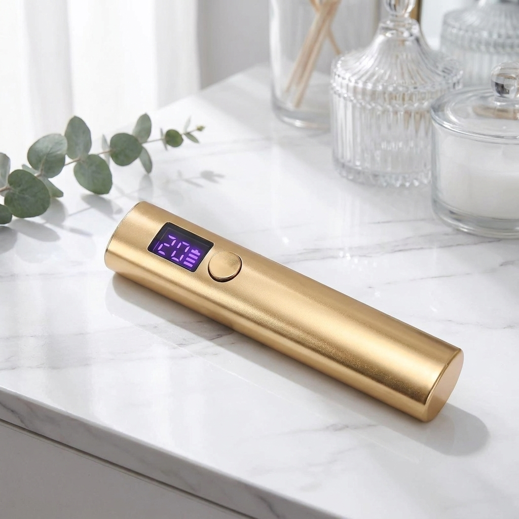 Lampada Unghie Professionale UV LED Portatile con Asciugatura Rapida - YZ07 Oro / USB
