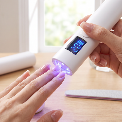 Lampada Unghie Professionale UV LED Portatile con Asciugatura Rapida - YZ07 Bianco / USB - hero