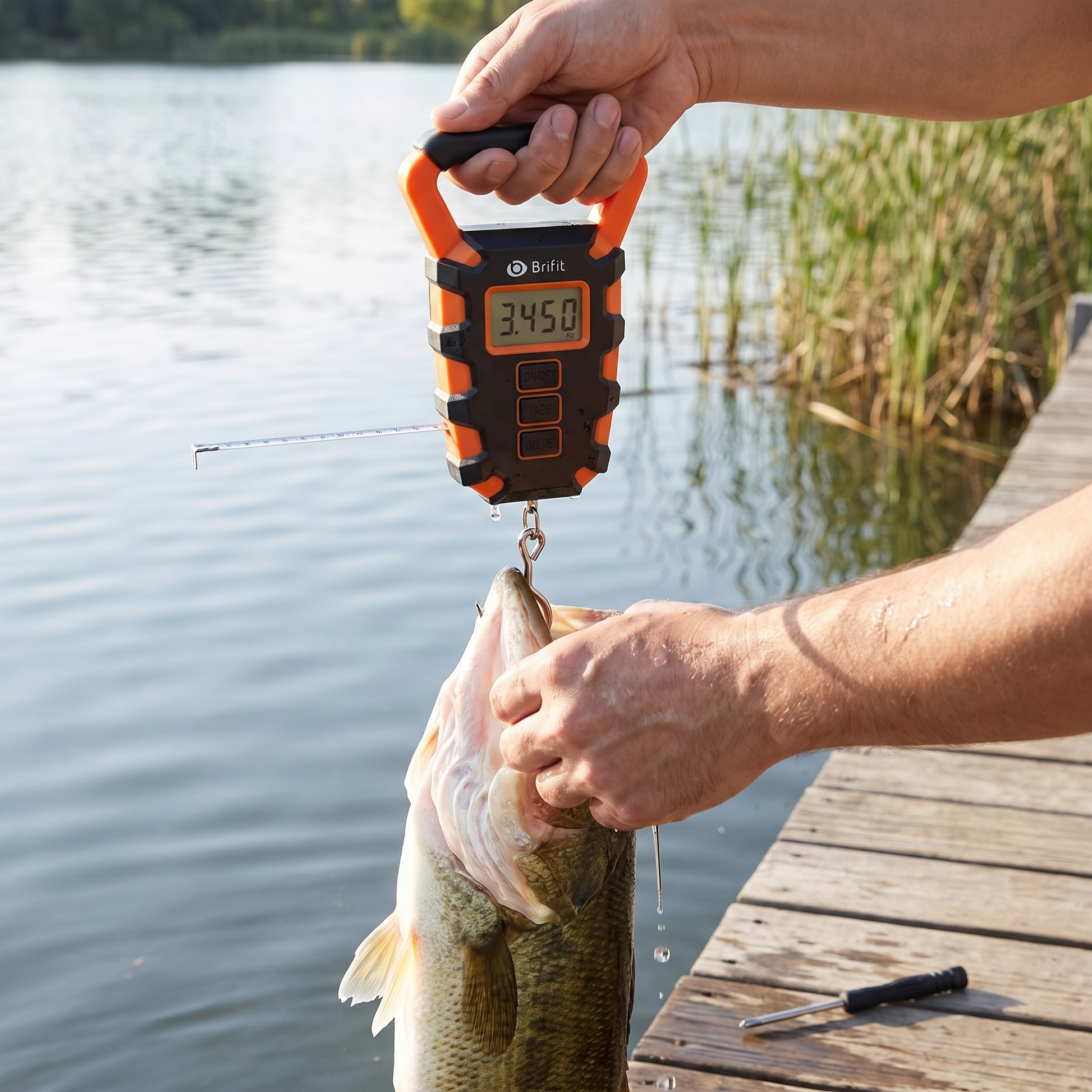 Bilancia Digitale per Pesca e Viaggio - lifestyle hero