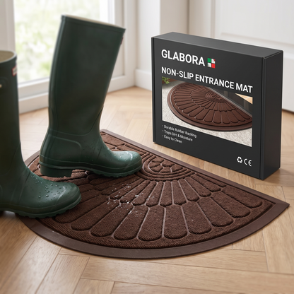 Non-Slip Entrance Mat GLABORA - Brown variant