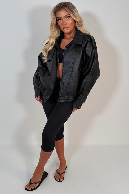 Ludmilla | Giacca Donna in Ecopelle con Collo Alto - Carattere Urbano Ogni Giorno