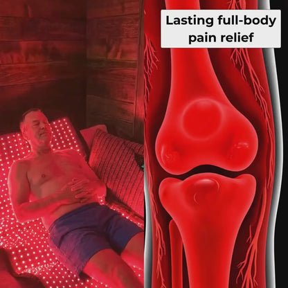 Tappetino Terapia Luce Rossa e Infrarossi con Sollievo dal Dolore | Supporto per Guarigione e Benessere