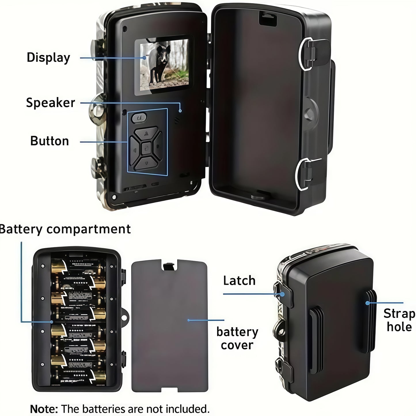 Wildlife Camera | Night Vision with Fast Detection | Waterproof for Effective Monitoring