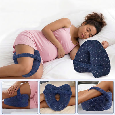 Coussin orthopédique pour genou avec design ergonomique | Soulage la douleur et améliore le sommeil