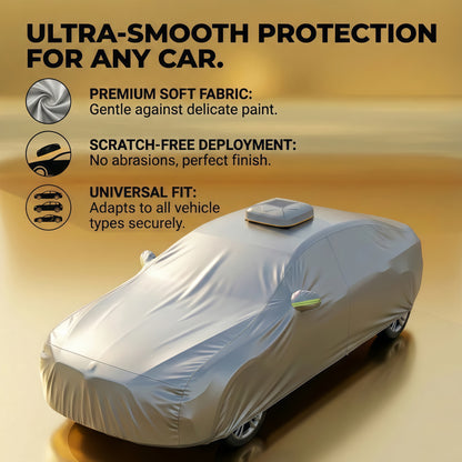 Copertura Auto Solare Automatica Retrattile e Pieghevole I Protezione Intelligente Impermeabile contro Sole e Pioggia