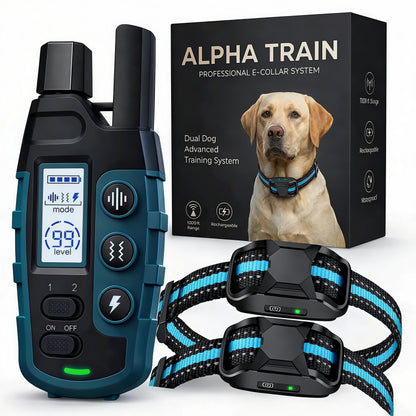 Collare Elettrico per Cani | Collare da Addestramento Impermeabile con 3 Modalità Regolabili | Controllo a Lunga Distanza Fino a 1000 Metri
