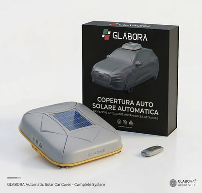 Copertura Auto Solare Automatica Retrattile e Pieghevole I Protezione Intelligente Impermeabile contro Sole e Pioggia