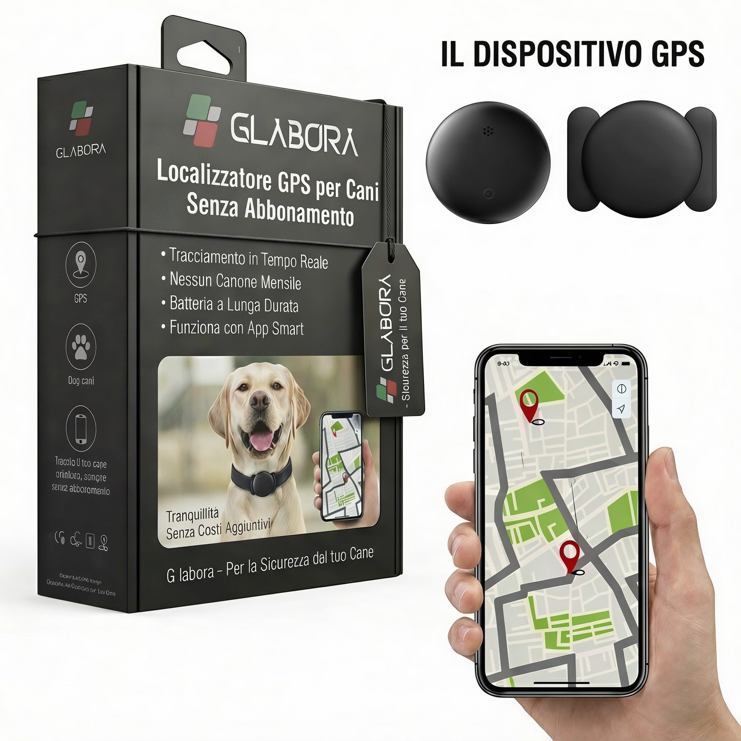 GPS Tracker for Dogs and Cats with Real-Time Tracking | Safety and Freedom for Your Pet