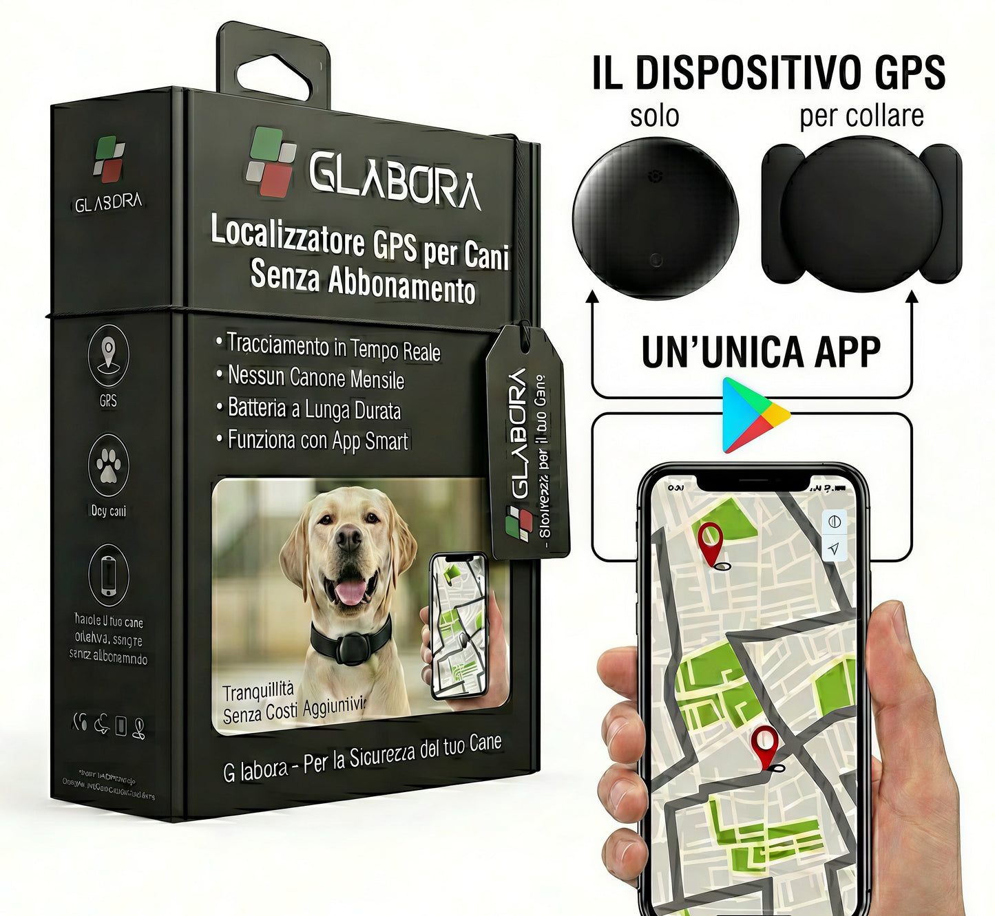 GPS Tracker for Dogs and Cats with Real-Time Tracking | Safety and Freedom for Your Pet