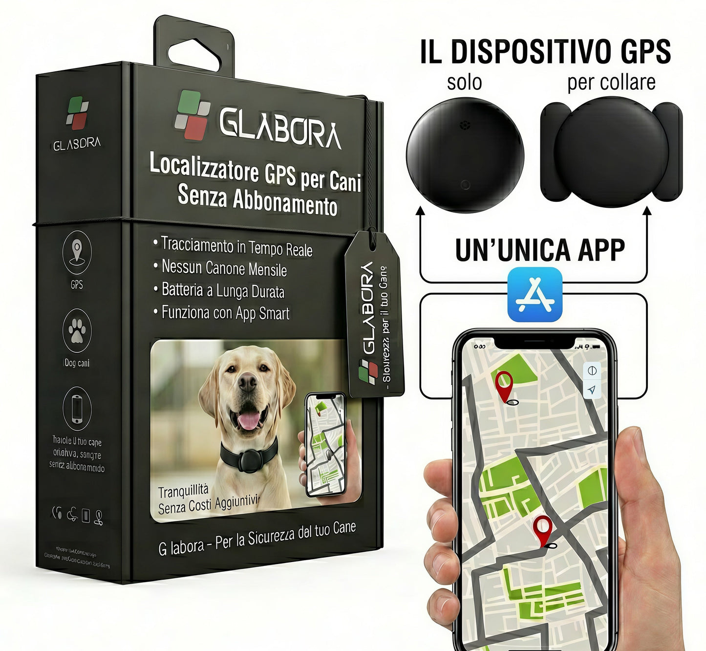 GPS Tracker for Dogs and Cats with Real-Time Tracking | Safety and Freedom for Your Pet