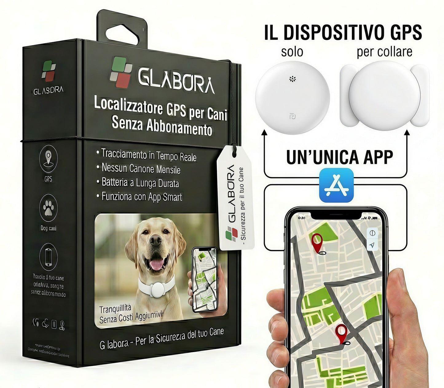 GPS Tracker for Dogs and Cats with Real-Time Tracking | Safety and Freedom for Your Pet
