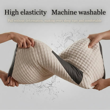 Cuscino Ortopedico Cervicale | Cuscino per la Cervicale con Funzione Massaggio | Supporto Ergonomico per un Riposo Ristoratore