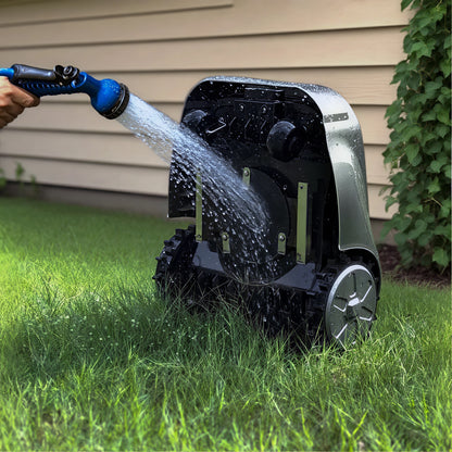 Robot Tagliaerba Automatico con Visione a 360° e GPS Antifurto | Rasaerba Wireless per Giardini Fino a 1000 m²