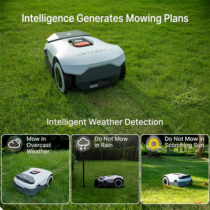 Refurbished Genie 600E AI Automatic Lawn Mower Robot | Up to 900-1000 m² | RTK + 4 Cameras | Reliable with Quality Control