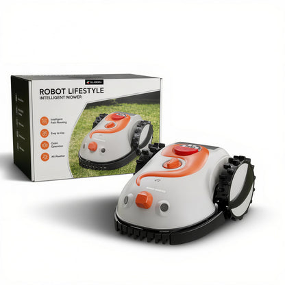 Robot Rasaerba | Tagliaerba Automatico Senza Filo con Batteria Rimovibile per Giardini Fino a 200 mq