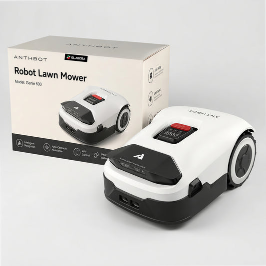 Robot Tagliaerba Automatico Genie 600E AI Ricondizionato | Fino a 900-1000 m² | RTK + 4 Telecamere | Affidabile con Controllo Qualità