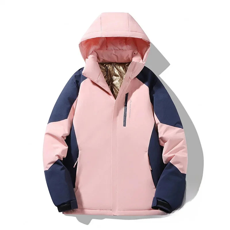 Carmela | Women's Colorblock Long-Sleeve Ski Jacket - Clean, Sporty Look
