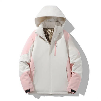 Carmela | Women's Colorblock Long-Sleeve Ski Jacket - Clean, Sporty Look
