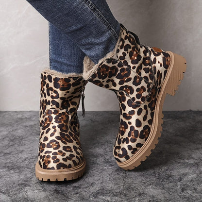 Pierina | Stivaletti Invernali Donna Foderati con Zip Laterale - Calore Chic