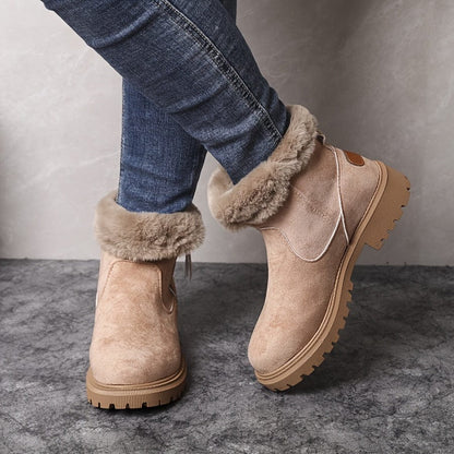 Pierina | Stivaletti Invernali Donna Foderati con Zip Laterale - Calore Chic
