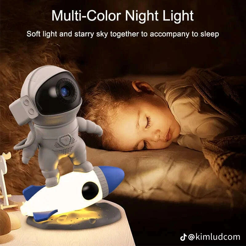 Astronaut | Galactic Projection Light with Bluetooth Audio | Magical Atmosphere for Rooms and Relaxation