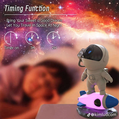 Astronaut | Galactic Projection Light with Bluetooth Audio | Magical Atmosphere for Rooms and Relaxation