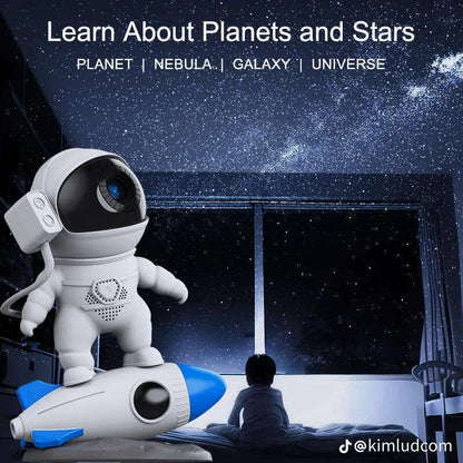 Astronaut | Galactic Projection Light with Bluetooth Audio | Magical Atmosphere for Rooms and Relaxation