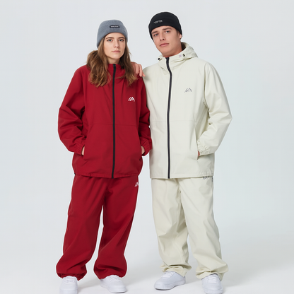 Michele | Unisex Ski Set with Hooded Jacket and Pants - Comfortable Matching Set