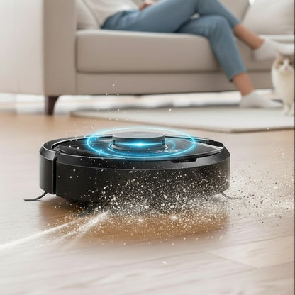 Automatic Vacuum Cleaner | Floor Cleaning Robot with HEPA Filtration | Quiet and Efficient for Healthy Environments