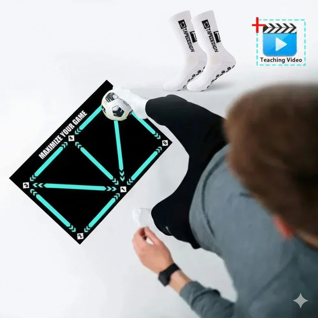 Mat + Programma di Allenamento Video + Calze Antiscivolo