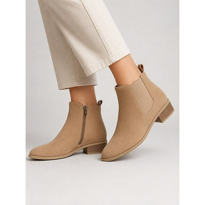 Emilia | Spitze Chelsea-Stiefeletten für Damen mit kleinem Blockabsatz - Eleganz für jeden Tag